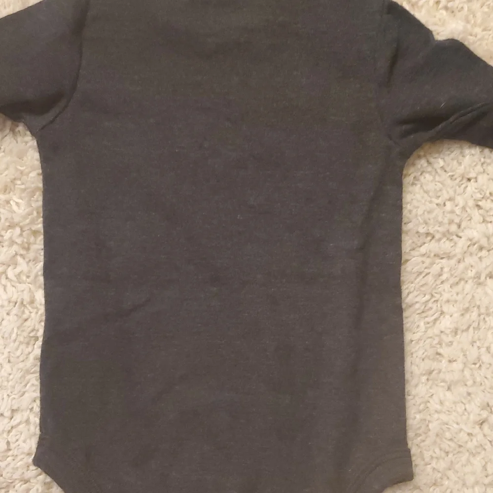 05 For $25 Carter's Center Of Daddy's Universe Gray Baby One Piece Size 9 Months